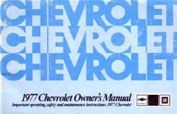 Bishko Factory OEM Owner's Manuals and User Guides for 1977 CAPRICE, IMPALA - 6110