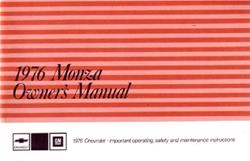 Bishko Factory OEM Owner's Manuals and User Guides for 1976 MONZA - 6114