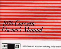 Bishko Factory OEM Owner's Manuals and User Guides for 1976 CORVETTE - 6117