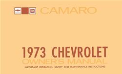 Bishko Factory OEM Owner's Manuals and User Guides for 1973 CAMARO - 6133