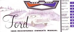 Bishko Factory OEM Owner's Manuals and User Guides for 1965 GALAXIE, GALAXIE 500 - 6170