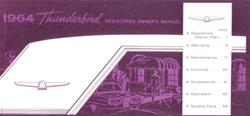 Bishko Factory OEM Owner's Manuals and User Guides for 1964 THUNDERBIRD - 6173