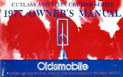 Bishko Factory OEM Owner's Manuals and User Guides for 1977 CUTLASS - 6239
