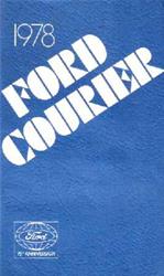 Bishko Factory OEM Owner's Manuals and User Guides for 1978 COURIER - 6370