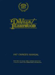 Bishko Factory OEM Owner's Manuals and User Guides for 1987 DEVILLE, FLEETWOOD - 6392