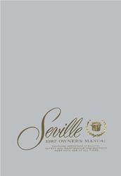 Bishko Factory OEM Owner's Manuals and User Guides for 1982 SEVILLE - 6399