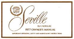 Bishko Factory OEM Owner's Manuals and User Guides for 1977 SEVILLE - 6407