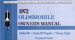 Bishko Factory OEM Owner's Manuals and User Guides for 1972 98, DELTA 88 - 6412