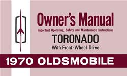 Bishko Factory OEM Owner's Manuals and User Guides for 1970 TORONADO - 6416