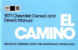 Bishko Factory OEM Owner's Manuals and User Guides for 1977 EL CAMINO - 6597