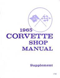 Bishko Factory OEM Service Manuals for 1965 CORVETTE - 6599
