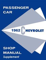 Bishko Factory OEM Service Manuals for 1962 BEL AIR, BISCAYNE, IMPALA - 6687