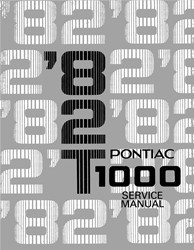 Bishko Factory OEM Service Manuals for 1982 T1000 - 6748