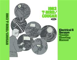 Bishko Factory OEM Service Manuals for 1983 COUGAR, THUNDERBIRD - 6756