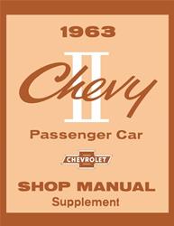 Bishko Factory OEM Service Manuals for 1963 CHEVY II - 7163