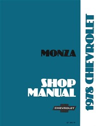 Bishko Factory OEM Service Manuals for 1978 MONZA - 7184