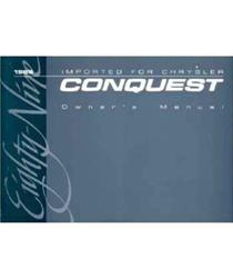 Bishko Factory OEM Owner's Manuals and User Guides for 1989 CONQUEST - 7230