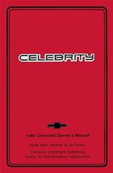 Bishko Factory OEM Owner's Manuals and User Guides for 1986 CELEBRITY - 7284