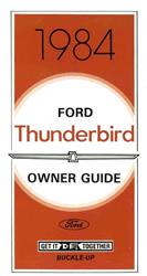 Bishko Factory OEM Owner's Manuals and User Guides for 1984 THUNDERBIRD - 7313