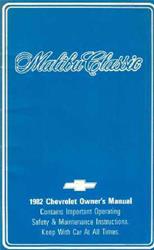 Bishko Factory OEM Owner's Manuals and User Guides for 1982 MALIBU - 7338