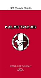 Bishko Factory OEM Owner's Manuals and User Guides for 1981 MUSTANG - 7347
