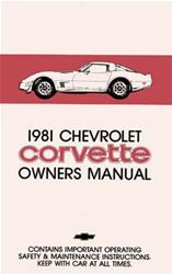 Bishko Factory OEM Owner's Manuals and User Guides for 1981 CORVETTE - 7361