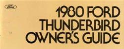 Bishko Factory OEM Owner's Manuals and User Guides for 1980 THUNDERBIRD - 7384