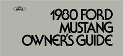Bishko Factory OEM Owner's Manuals and User Guides for 1980 MUSTANG - 7386