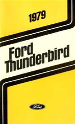 Bishko Factory OEM Owner's Manuals and User Guides for 1979 THUNDERBIRD - 7397