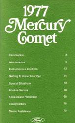 Bishko Factory OEM Owner's Manuals and User Guides for 1977 COMET - 7432