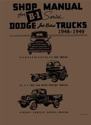 Bishko Factory OEM Service Manuals for 1948-1949 B-1, B-1 TRUCK - 759
