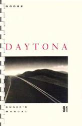 Bishko Factory OEM Owner's Manuals and User Guides for 1991 DAYTONA - 7691