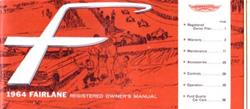 Bishko Factory OEM Owner's Manuals and User Guides for 1964 FAIRLANE - 7780