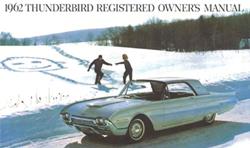 Bishko Factory OEM Owner's Manuals and User Guides for 1962 THUNDERBIRD - 7806