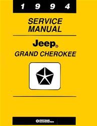 Bishko Factory OEM Service Manuals for 1994 GRAND CHEROKEE - 7850