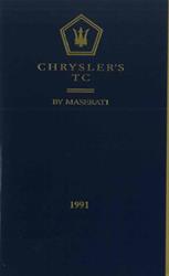 Bishko Factory OEM Owner's Manuals and User Guides for 1991 TC MASERATI - 7863