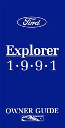Bishko Factory OEM Owner's Manuals and User Guides for 1991 EXPLORER - 7867