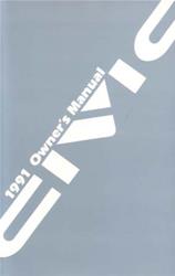 Bishko Factory OEM Owner's Manuals and User Guides for 1991 CIVIC - 7870