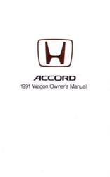 Bishko Factory OEM Owner's Manuals and User Guides for 1991 ACCORD - 7872