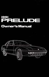 Bishko Factory OEM Owner's Manuals and User Guides for 1991 PRELUDE - 7873