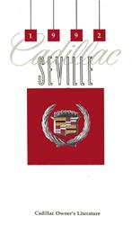 Bishko Factory OEM Owner's Manuals and User Guides for 1992 SEVILLE - 7886