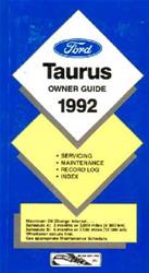 Bishko Factory OEM Owner's Manuals and User Guides for 1992 MUSTANG - 7897