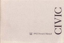 Bishko Factory OEM Owner's Manuals and User Guides for 1992 PRELUDE - 7906