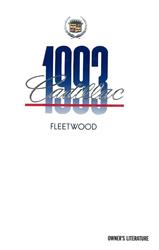 Bishko Factory OEM Owner's Manuals and User Guides for 1993 FLEETWOOD - 7912