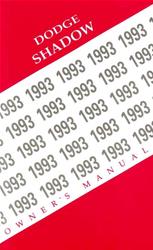 Bishko Factory OEM Owner's Manuals and User Guides for 1993 SHADOW - 7915