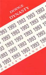 Bishko Factory OEM Owner's Manuals and User Guides for 1993 DYNASTY - 7916