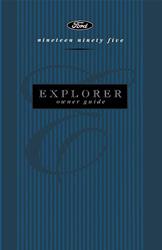 Bishko Factory OEM Owner's Manuals and User Guides for 1995 EXPLORER - 7998