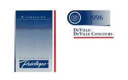 Bishko Factory OEM Owner's Manuals and User Guides for 1996 DEVILLE - 8023