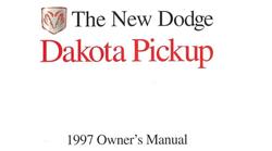 Bishko Factory OEM Owner's Manuals and User Guides for 1997 DAKOTA - 8060