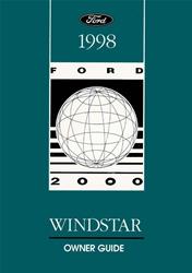 Bishko Factory OEM Owner's Manuals and User Guides for 1998 WINDSTAR - 8093